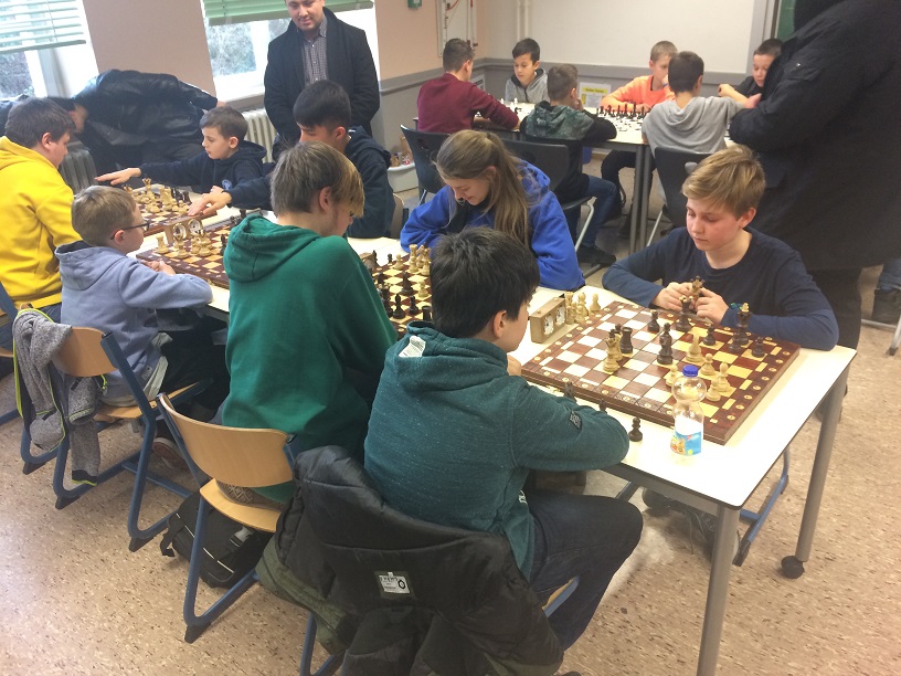 Die Schachspieler der ARRS in Aktion